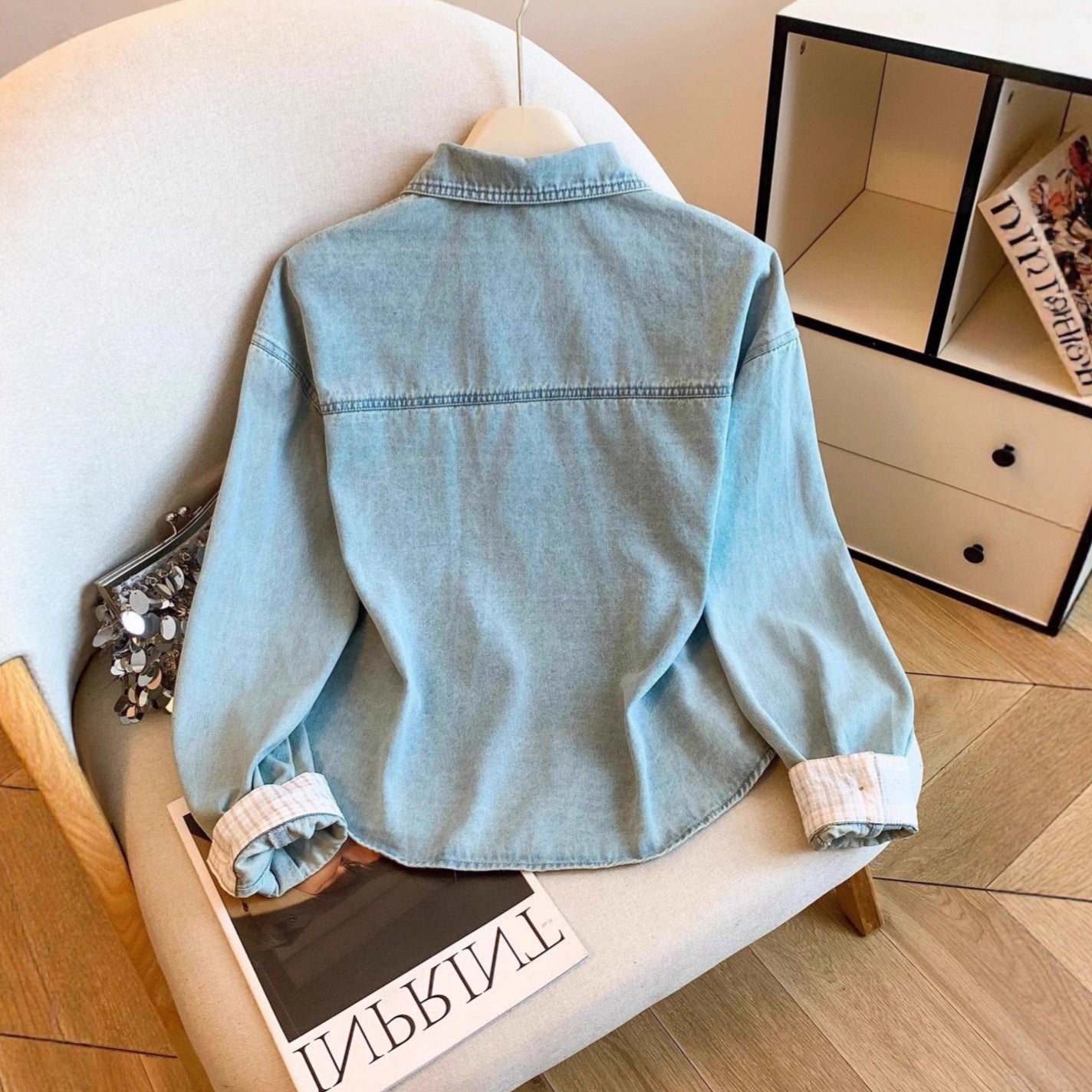 Soft Denim Shirt Jacket for Women