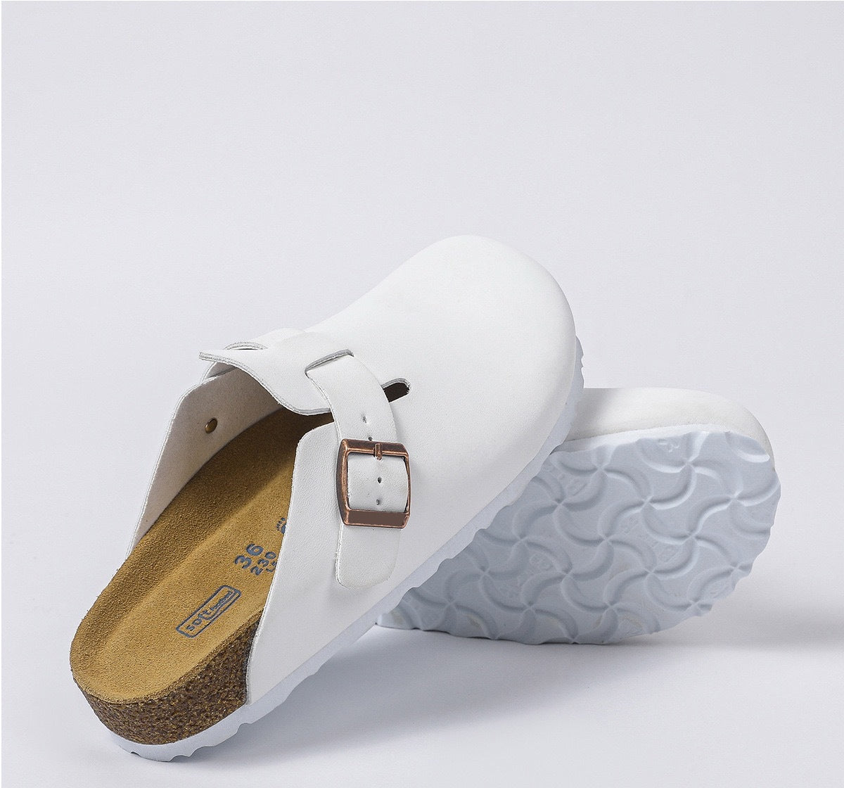 Warm Leather Cork Sandals