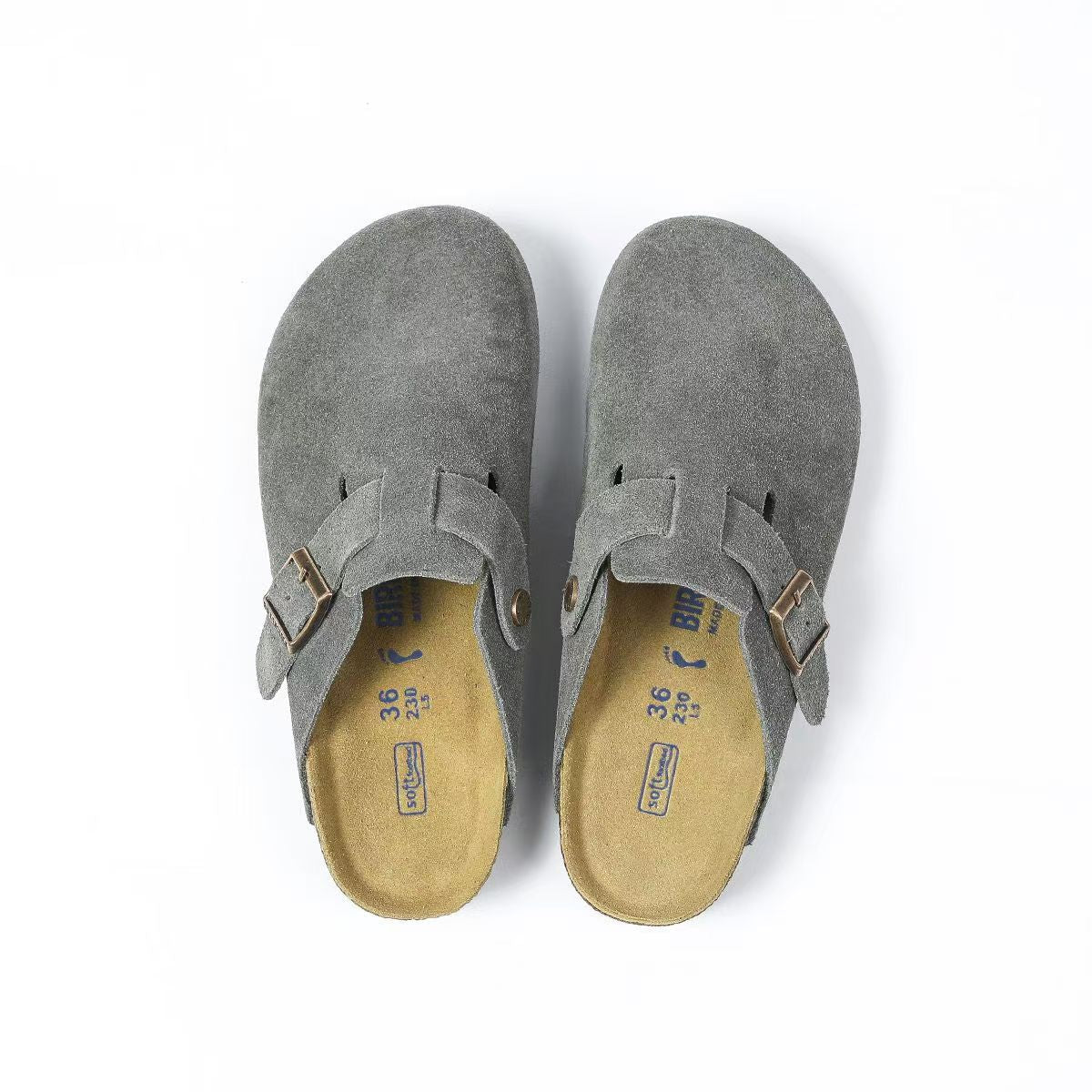 Warm Leather Cork Sandals