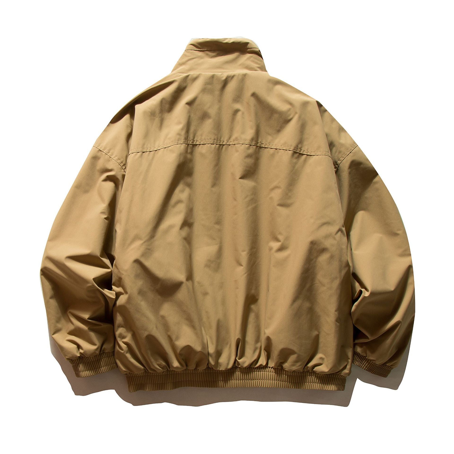Shearling Cotton Coat Men's Simple Solid Color Loose Versatile Outerwear