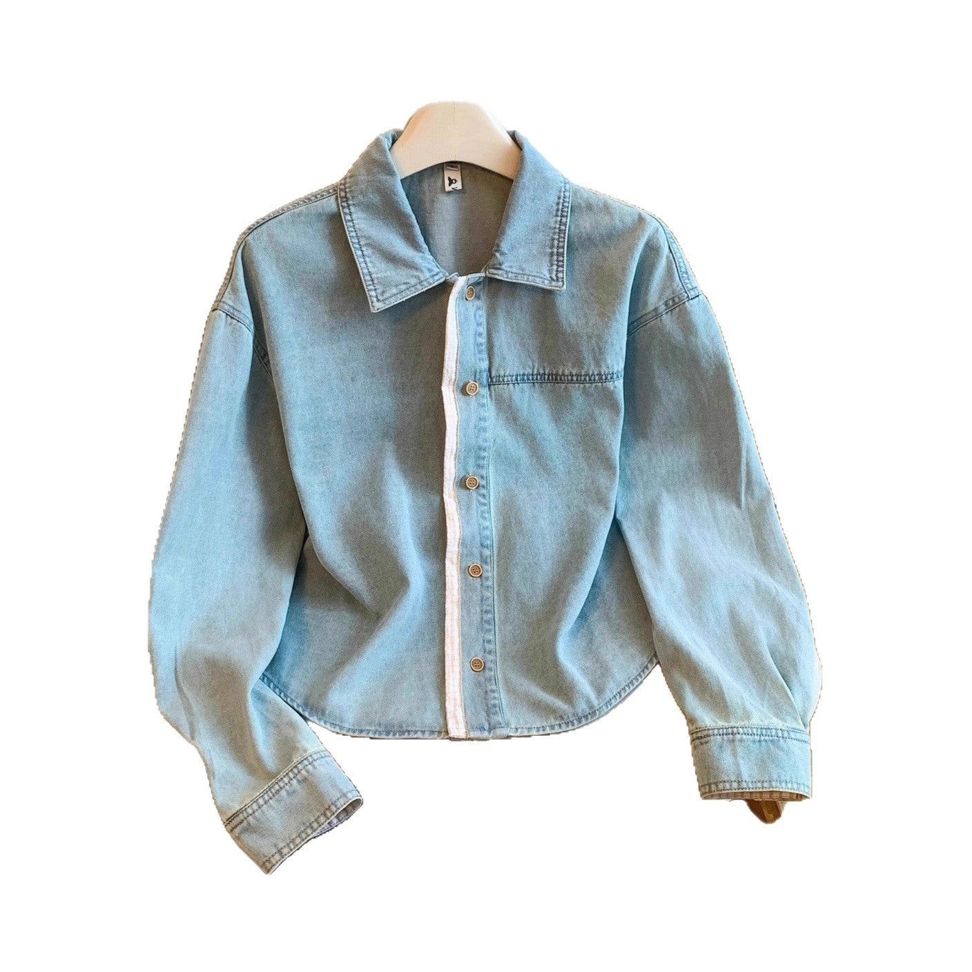 Soft Denim Shirt Jacket for Women