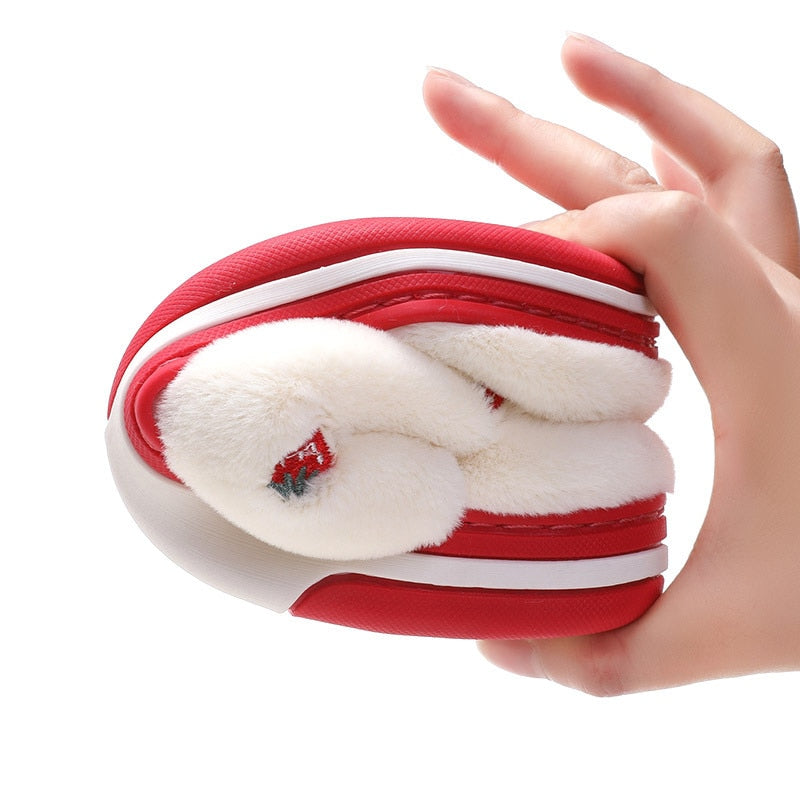 Fashion Fruit Indoor Slippers Women Warm Plush Home