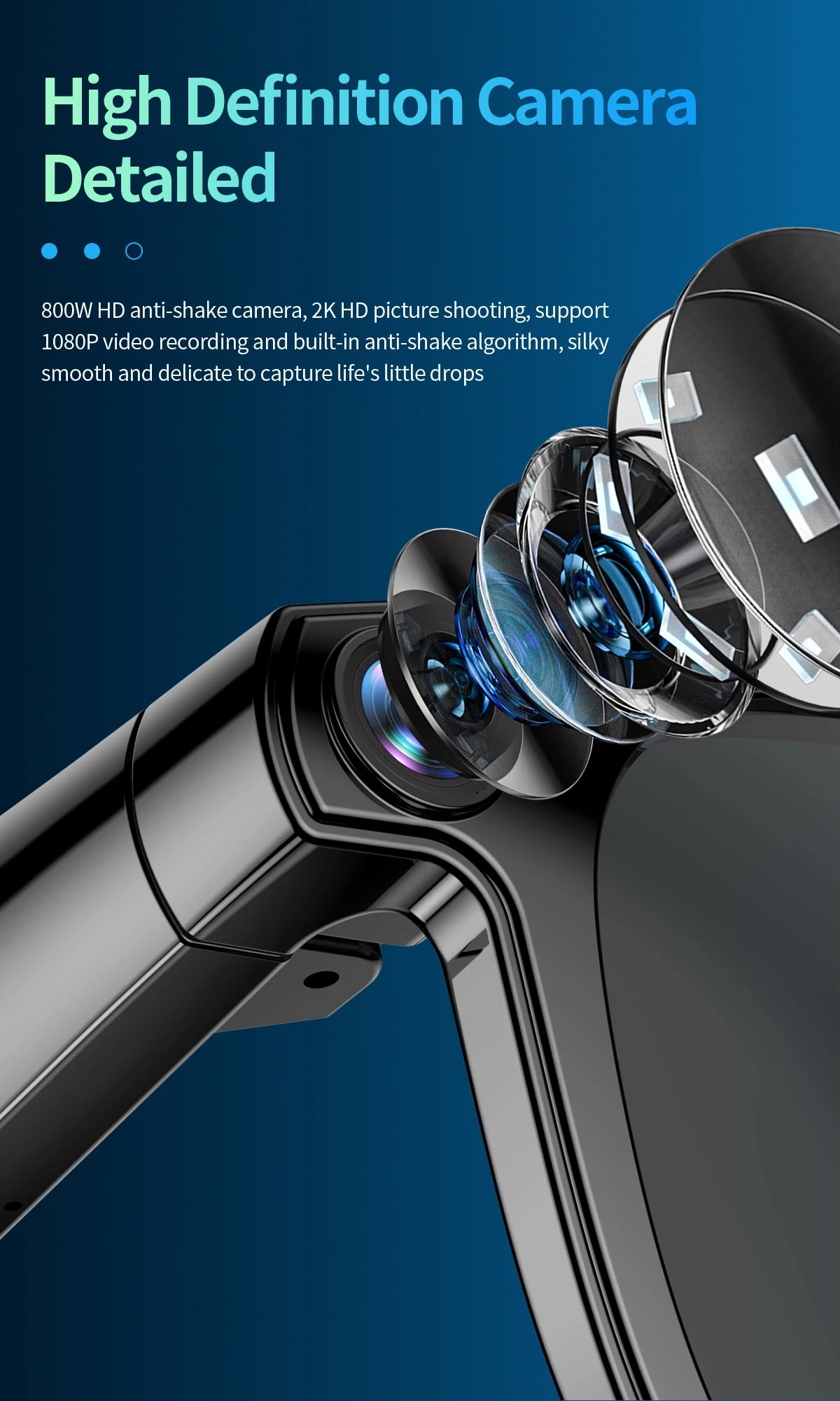 Smart AI Glasses 4K Camera