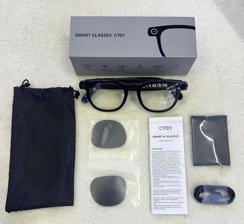Smart AI Glasses 4K Camera